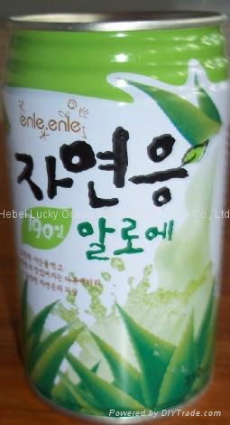 330ml aloe vera drink in can