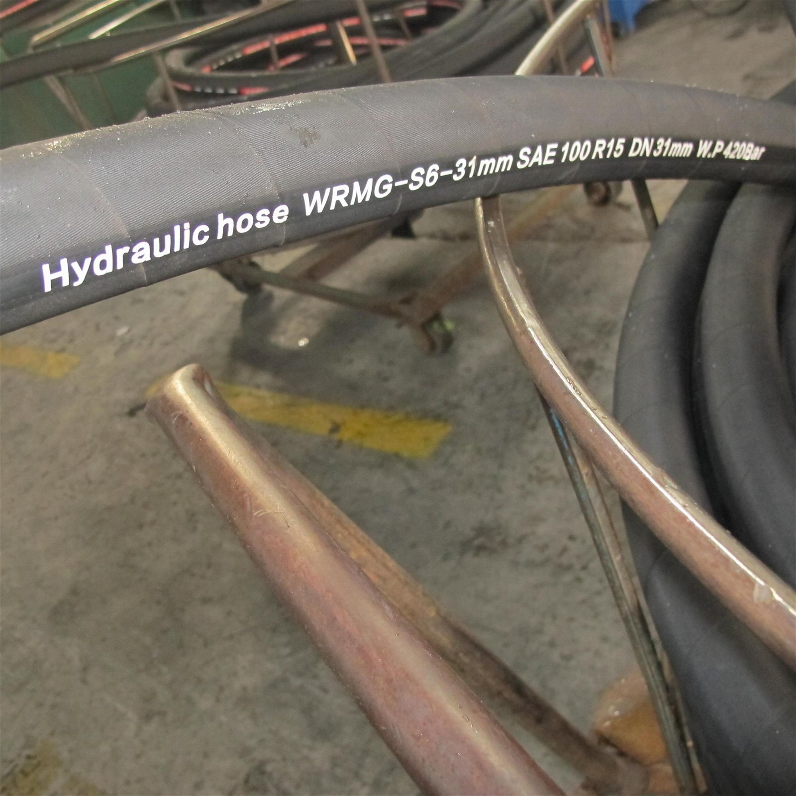 High Pressure Steel Wire Spiral Hydraulic Hose 4SP/4SH R12 R13 R15 5