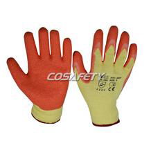 Latex coated gloves