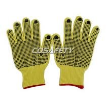 Aramid Fiber gloves with PVC dots