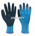 Latex Foam Dipped Gloves 1