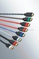 Dual color molding HDMI Male 19PIN to