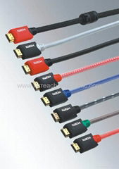 dual color molding High Speed HDMI Cable with Ethernet