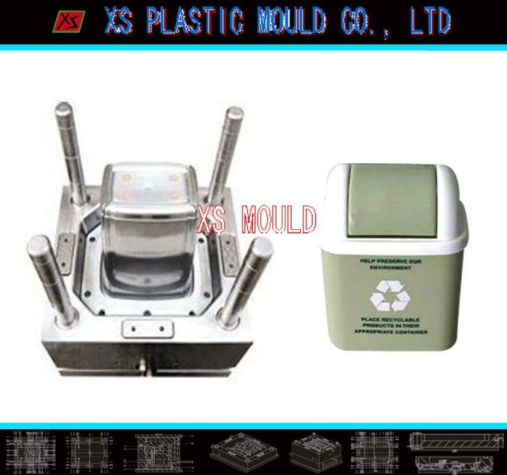 Trash can mould 5