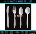 Plastic flatware mould 5