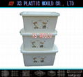 Plastic storage container mould