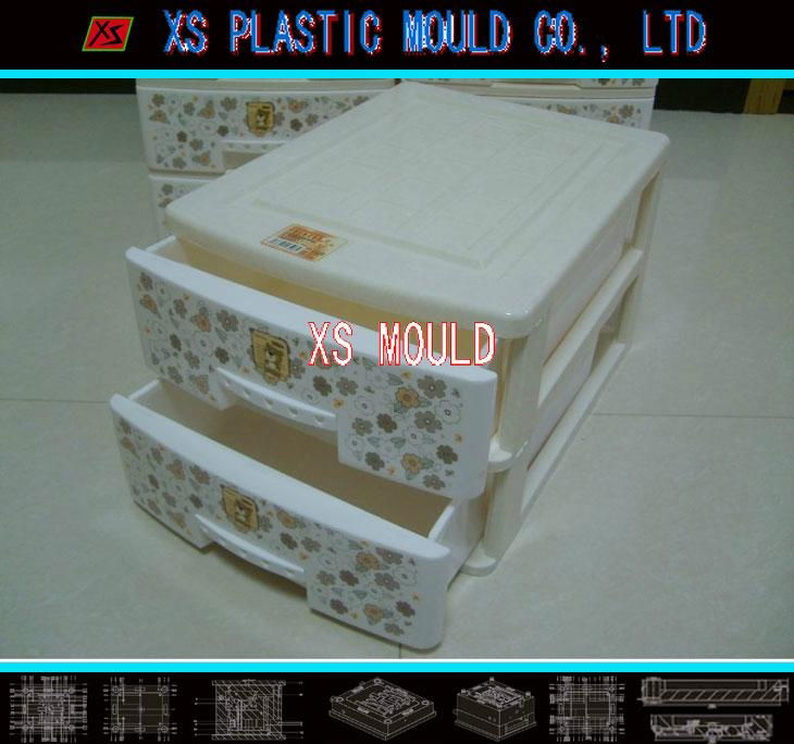 Plastic storage container mould 5