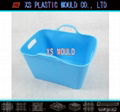 Plastic dirty clothes basket mould