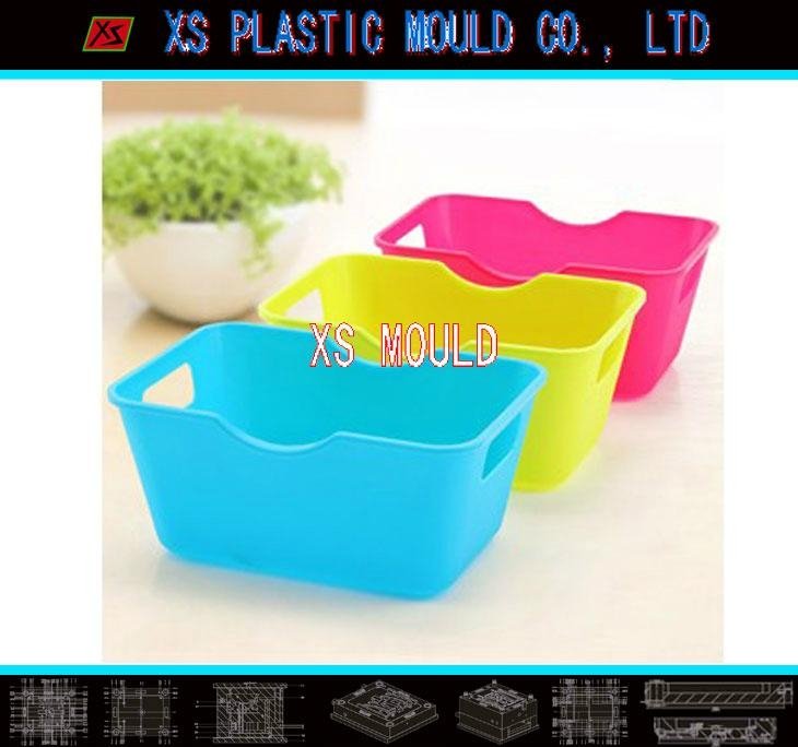 Plastic dirty clothes basket mould 5