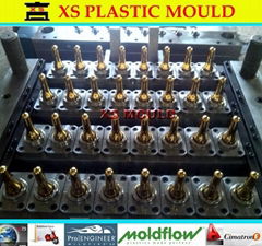 PET preform mould