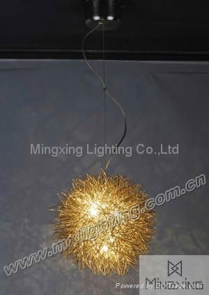 modern aluminum pendant lamp big ball pendant lamp 4