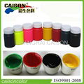 Cerise color liquid pigments for textiles