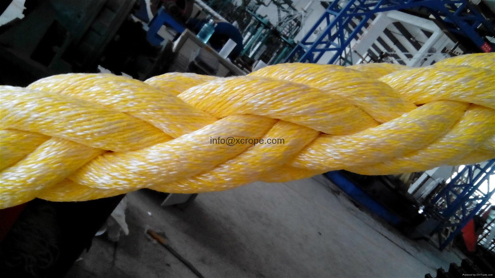 polypropylene and polyester mixed mooring rope 5