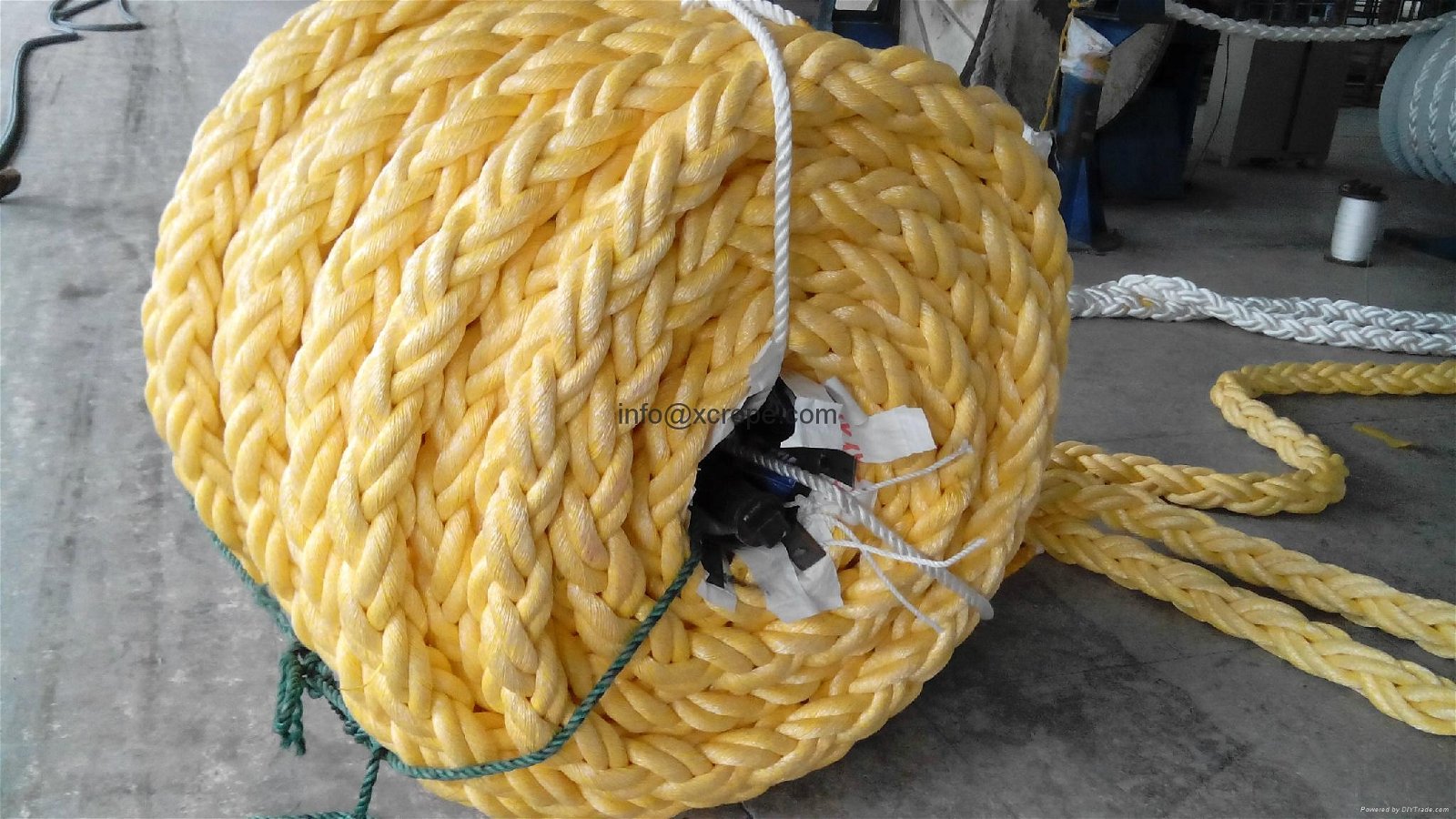 polypropylene and polyester mixed mooring rope 3