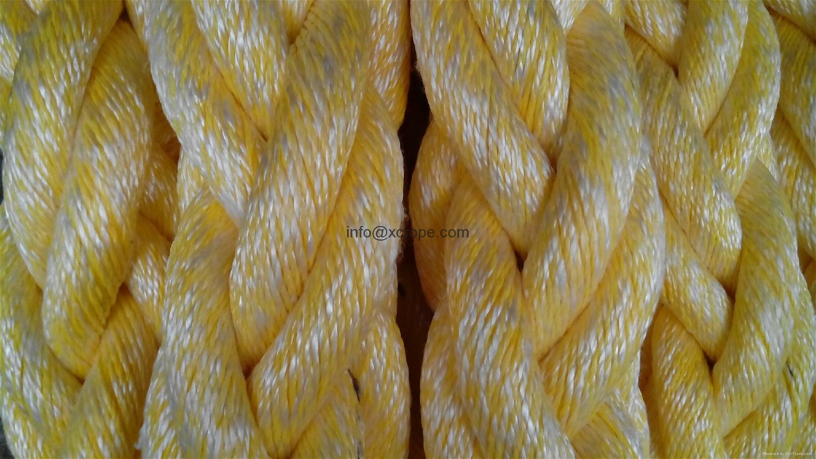 polypropylene and polyester mixed mooring rope 2