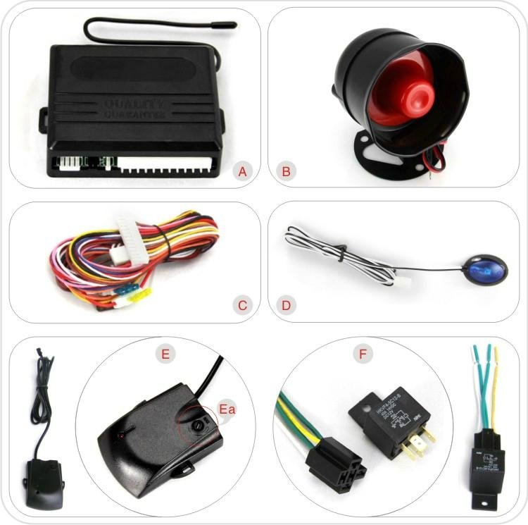 anti-thief car alarm systems with remote control 2