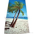 100% Cotton Full Reactive Printed Velour Beach Towel 1