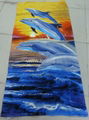 100% Cotton Full Reactive Printed Velour Beach Towel 2