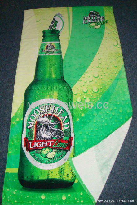 100% Cotton Full Reactive Printed Velour Beach Towel 4