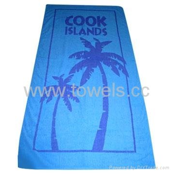 100% Cotton Full Reactive Printed Velour Beach Towel 5