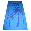 100% Cotton Full Reactive Printed Velour Beach Towel 5