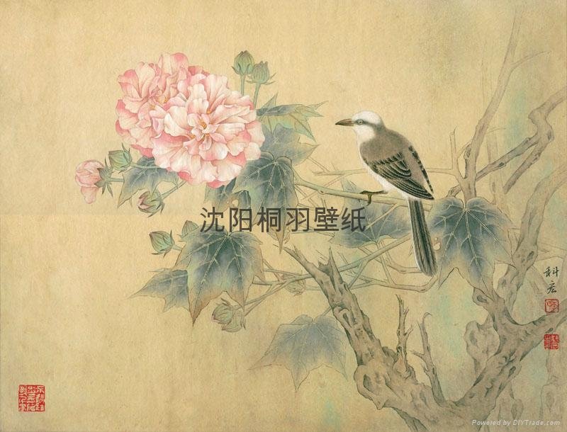 中国风格壁画