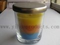 glass candle with lid