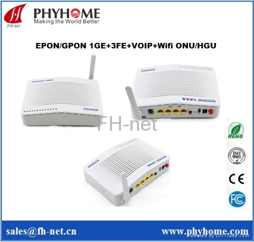 GEPON EPON 1GE ONU Compatible with Huawei MA5608T ZTE C300 OLT 2