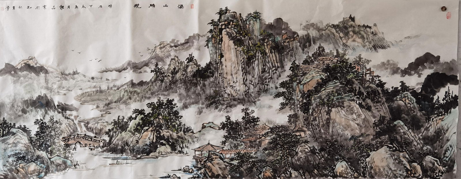 赵体晶金不镀书画院副院长山水画 3