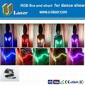 RGB led luminous sexy led bra with shorts for party 2