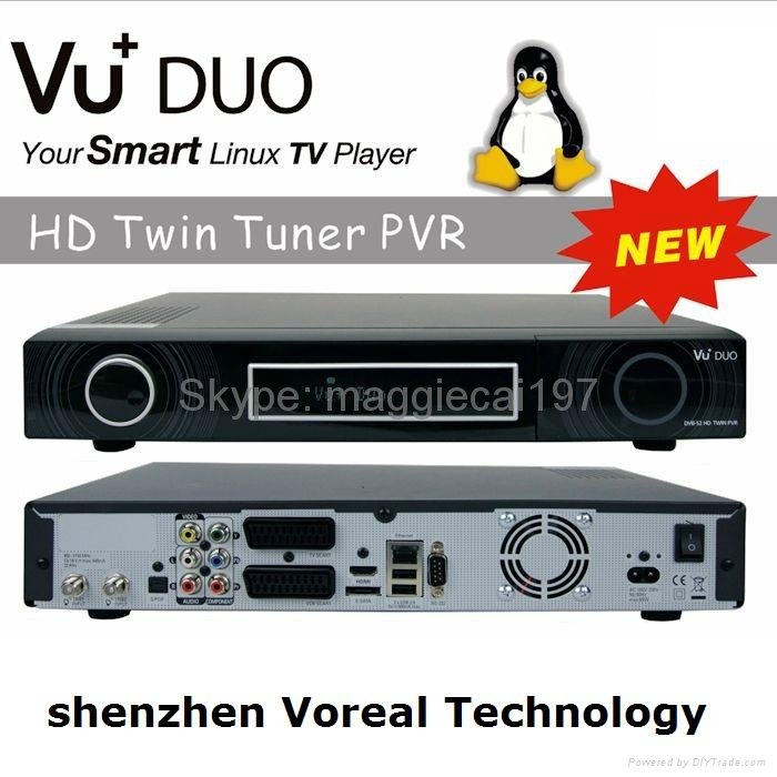 VU+ Duo Twin High End Linux HDTV Receiver PVR Ready 2x DVB-S2 FULLHD