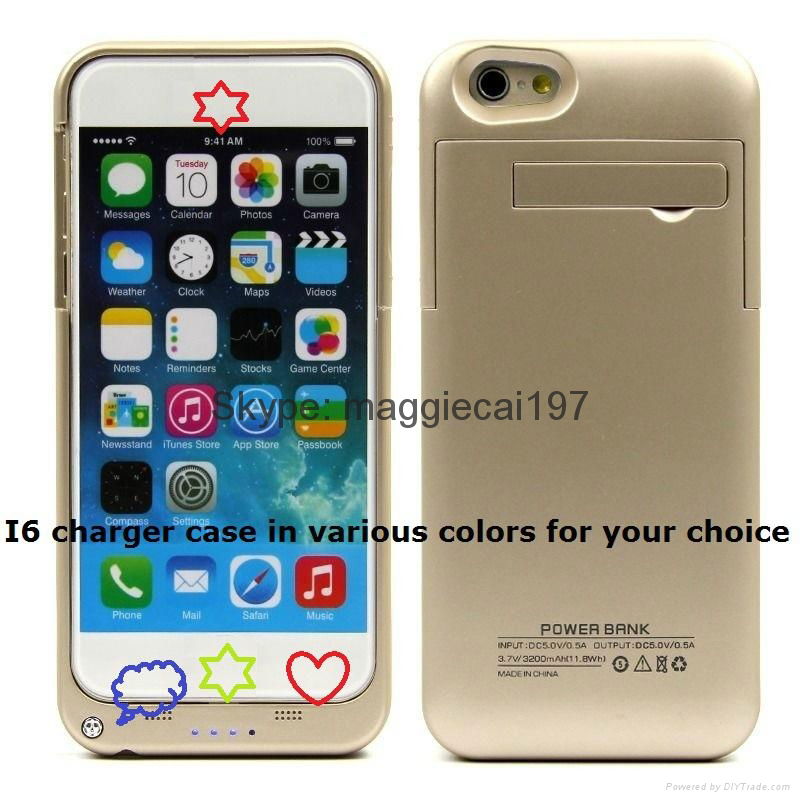 3500mah Backup Charger Case for iphone 6