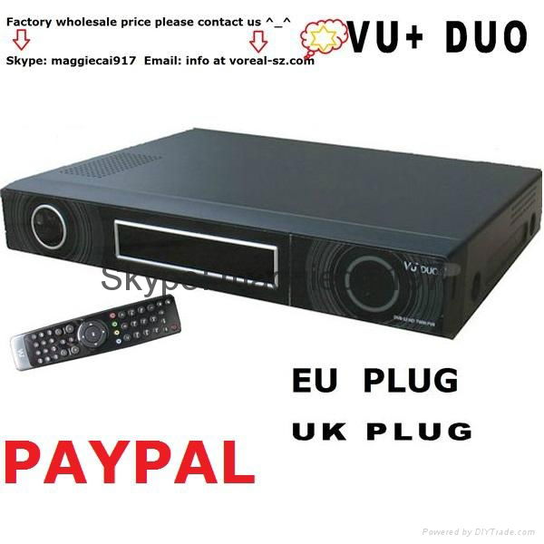 Genuine VU Plus Duo Twin High End Linux HDTV Receiver PVR Ready 2x DVB-S2 FULLHD