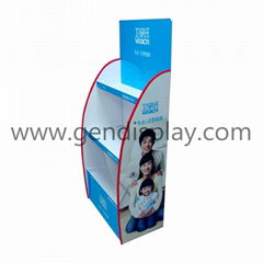 Point of Purchase Cardboard Display Shelf for Household Products