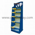 Full Color Printing Cardboard Display Shelf for LED Light