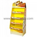 Promotional Cardboard Display Shelf for Foods Displays  1