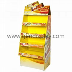 Promotional Cardboard Display Shelf for Foods Displays