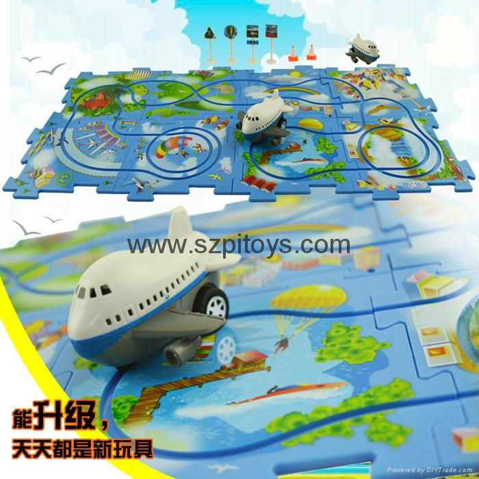 bo puzzle vehicle playset 2