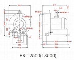 大功率高压鼓风机厂家HB-18500