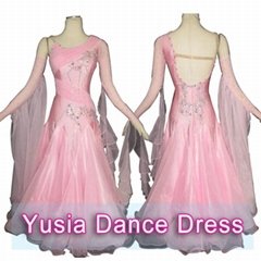 Newest Style Womens and girls Pink Standard competition dresses ballroom gowns
