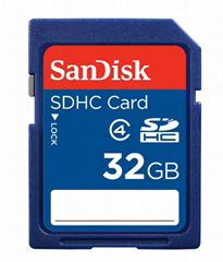 SanDisk 32 GB Class 4 SDHC Flash Memory Card SDSDB-032G-AFFP 