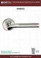 Solid lever handle solid casting handle