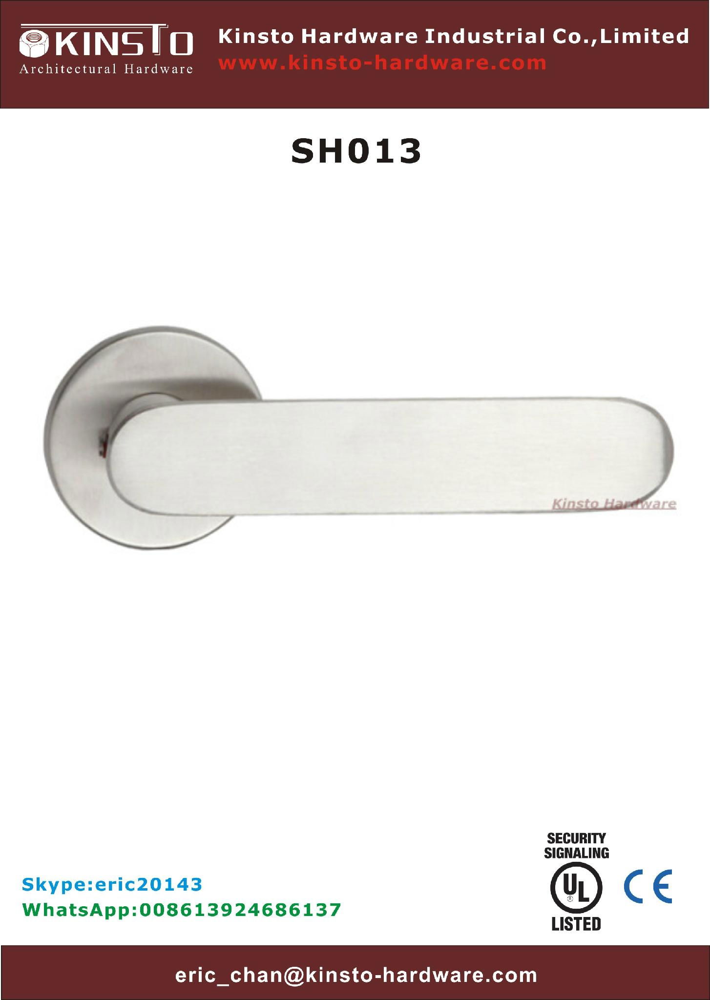 Solid lever handle solid casting handle door lock 5