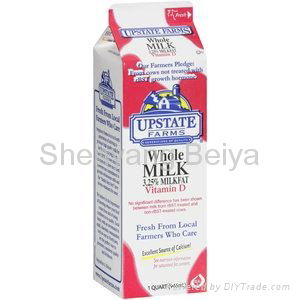 Milk gable top carton filling machine