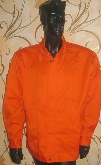 Orange FR jacket for welder 