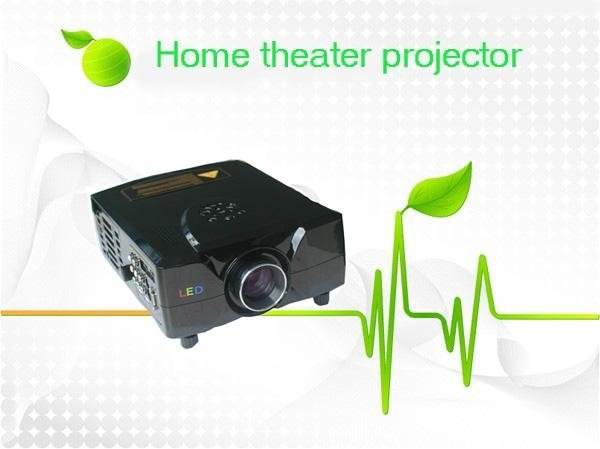 led lcd portable projector with high lumens for home cinema system