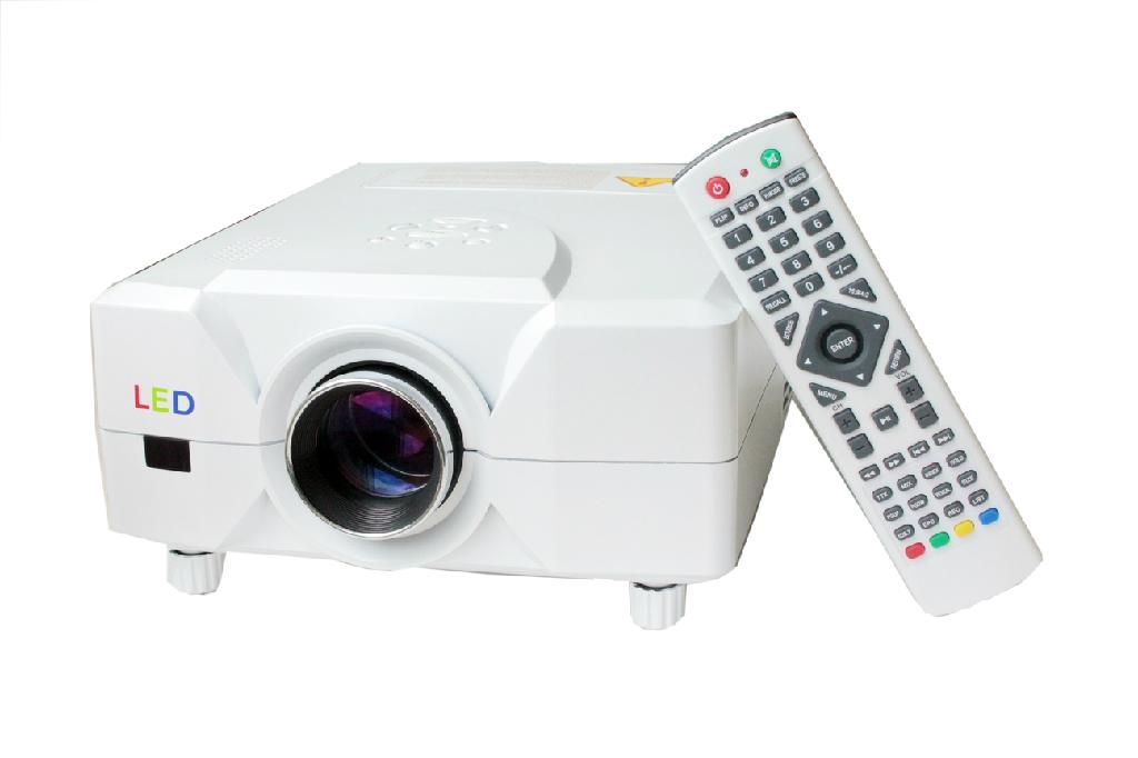 led projectors China made with lcd panel & usb & hdmi & vga support 3d