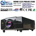 home cinema projector with analog TV & 2200 lumens & high resolution for games 1