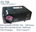 hd 1080p native 720p projectors with 150w led lamp for home theater 1
