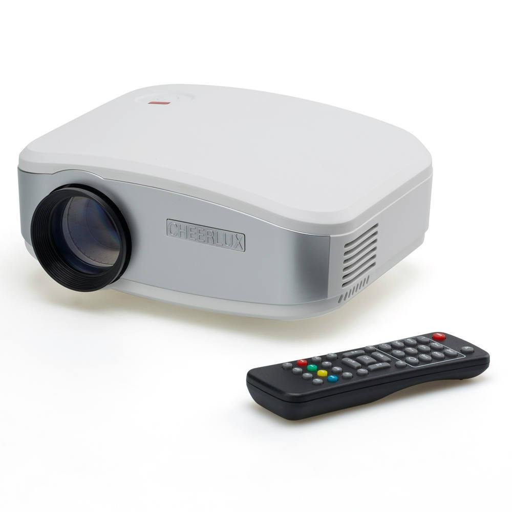 Cheerlux C6D with DVB-T2 mini projector for home entertainment 2